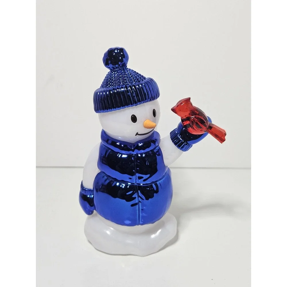 Bath & Body Works Snowman with Blue Puffer Jacket Wallflowers Fragrance Plug